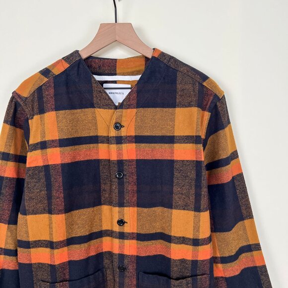 Norse Projects x J.Crew Erwin Heavy Twill Cardigan Shirt Jacket Scandinavian - Picture 7 of 16